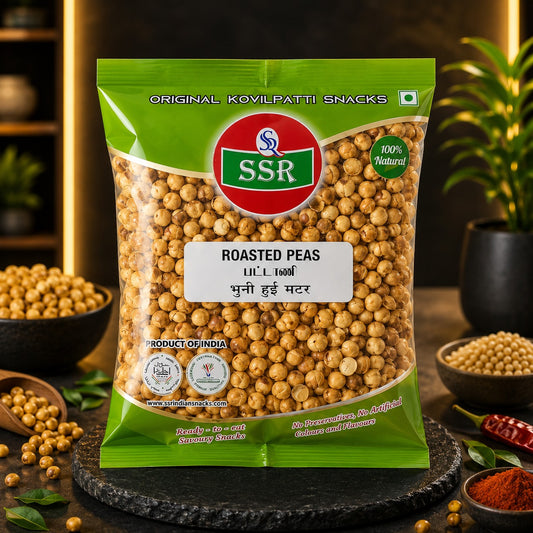 SSR Kovilpatti Roasted Peas crunchy roasted green peas snack