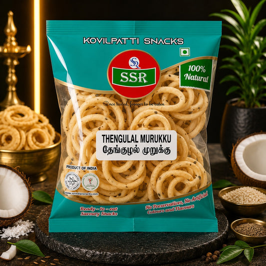 SSR Kovilpatti Thenkuzhal Murukku traditional South Indian crispy snack