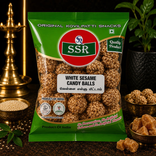 SSR Kovilpatti White Sesame Candy authentic white sesame sweet