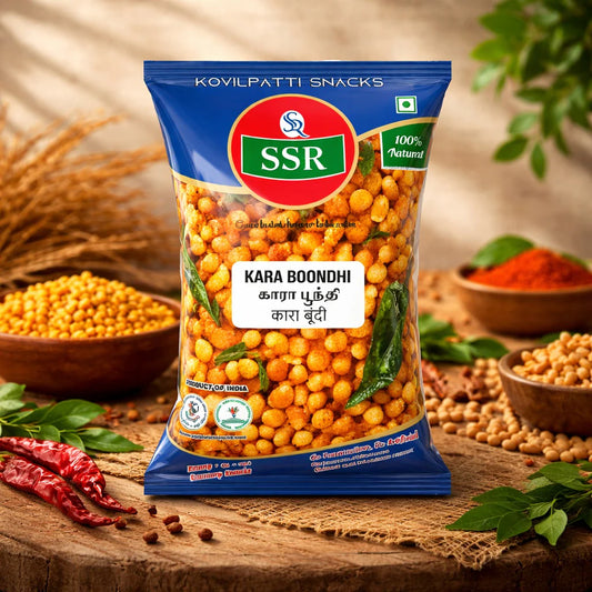 200g | Kara Boondi | காரா பூந்தி | SSR Special Kovilpatti Snacks