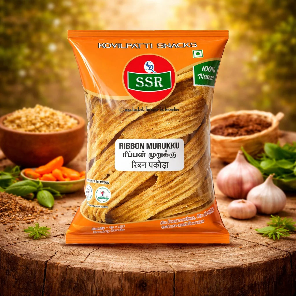 150g | Ribbon Murukku | ரிப்பன் பக்கோடா | SSR Special Snacks