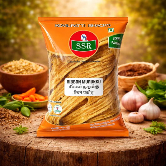 150g | Ribbon Murukku | ரிப்பன் பக்கோடா | SSR Special Snacks